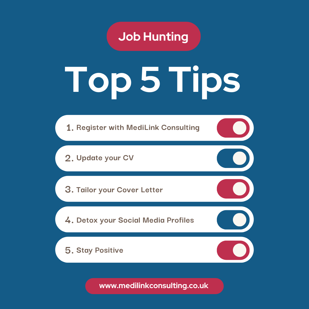 Top 5 Job Hunting Tips MediLink Consulting MediLink Consulting